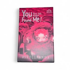 Moldy Muffin SKULLPANDA “You Found Me!” Plush Doll Pendant  (Authentic) NEW